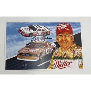 Bobby Allison Autographed NASCAR Postcard Racing Signed
